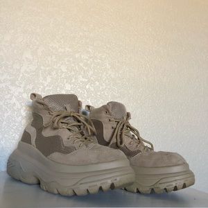 Military Yeezy Inspired Nude Combat Boots 🥾